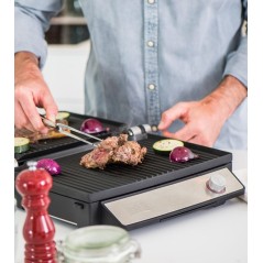 Fritel Chef GR 3495 GrillTastic Grill - Effortless Cooking in Stylish Grey!
